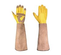 Durable Long Gardening Gloves Rose Pruning Thorn Proof Garden with Forearm Protection Gauntlets Unisex in Stock(M)