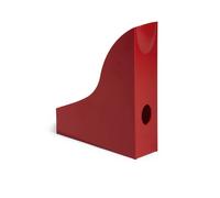 Durable Basic Magazine Rack, Red, Pack of 6, Ideal for holding Magazines, Documents, Brochures, etc. Up to A4 format