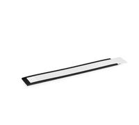 Durable Magnetic C Channel Ticket Lable Holders | 50 Pack | 200 x 30mm | Black
