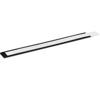 Durable Magnetic C-Profile Ticket Holders, 5 Pieces, Black | Strong labels 200 x 20 mm, for shelves & warehouse racking, include printable inserts, scannable anti-scratch PVC window