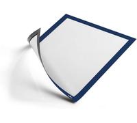 Durable Duraframe Magnetic Document Signage Frame For Metal - 5 Pack - A4 Blue