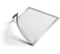 5 x Durable Magnetic Duraframe A4 Display Notice Board Silver or Black Frames