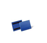 Durable Magnetic Document Sleeve A6 Landscape, Pack of 50 pieces, Dark Blue