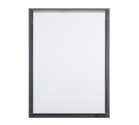Durable Magnetic Easy-Insertion Info Pocket Signage For Metal - 5 Pack - A4 Grey
