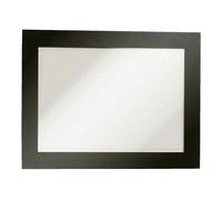 Durable Magnetic Frame Duraframe A6, Pack of 2, Black, Self-Adhesive | Document Holder for Professional Internal Signage, Self-Adhesive Attachment, Swap Posters in Seconds, Made in Poland