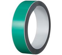 Durable Magnetic Self-Adhesive Tape Roll, 3.5 x 500cm, White | Metal Strip with Removable Green Protective Plastic, Sticks to all Smooth Surfaces, Cut to Length