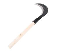 Durable Manganese Steel Garden Weeder with Long Ergonomic Handle & Comfortable Wooden Grip for Effortless Weed Removal in Garden & Lawn - Random Style Tool
