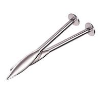 Durable Marshalltown Forged Line Pins - Pack Of 2 For Masonry Projects
