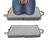 Durable Memory Foam Kneeling Pad With Carry Handle -Thick & Foldable Pillow Cushion Kneeling Mat - Foldable And Weather Resistant