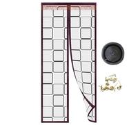 Durable Mesh Curtain -Self-Sealing Mesh - Magnetic Door Screen | EVA Entrance Warm Keeping Screen | 120cm Insulated Door Drape for Cold Prevention for Balconies, Garage, Stores and Porch