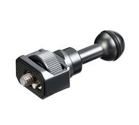 Durable metal 1/4 screw support ball head converter with flexible viewing angle for mobile devices in car environment
