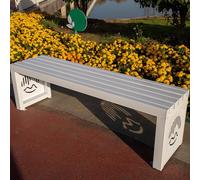 Durable Metal Garden Bench for Outdoors - 1102 lb Capacity, Stylish Patio Seating for Lawns, Yards, Porches & Parks - 39in Green Outdoor Bench