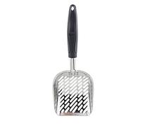 Durable Metal Sifting Cat Litter Pet Supplies - Solid Design for Waste Management and Easy (Black, One Size)