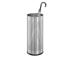 Durable Metal Umbrella Stand Silver