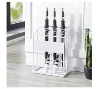 Durable Metal Umbrella Stand with Drip TrayStylish Iron Holder for 1828 Umbrellas Ideal for Offices Hotels RestaurantsFunctional & Elegant Umbrella Storage Solution