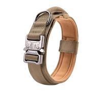 Durable Military Tactical Dog Collar,Adjustable Pet Nylon Training Rottweiler Dog Collar, For Medium Large Dogs(8,XL)