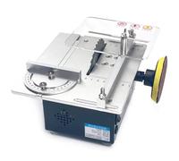 Durable Mini Hobby Table Saw for PCB Cutting - 4500 RPM Speed Control, Miter Gauge Included - Ideal for DIY Wooden Model Crafts - by Mini Saw