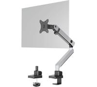 Durable Monitor Mount Select for 1 Screen - Monitor Stand with Clamp for Desks - VESA 75/100 - For Screens Upto 32 Inches - Height Adjustable, Rotate & Tilt - Securely Holds Screens Upto 8KG