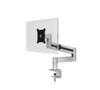 Monitor Mount PRO with Arm for 1 Screen - Desk Clamp Attachment Durable Silver One Size