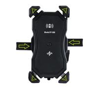 Durable Motorcycle Phone Device Mount 18W Wireless Output Aluminum Alloy Frame Instant Hook Technology Induction Security First Release Bike Phone Owner