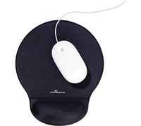 Durable Mouse Mat with Gel Wrist Support in Anthracite Grey, 230 x 260mm, Pack of 1, Mouse Pad That Provides Comfortable Wrist Support