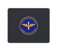 Durable Mouse Pad, Branch Insignia Of The United States Army Aviation Branch, Comfortable Office Mousepad, Keyboard Pad, 25X30cm, Laptop, Work, Studying