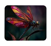 Durable Mouse Pad Custom Personalized Dragonfly Picture Mousepads Desk Pad 25x30cm for Studying,Work,PC