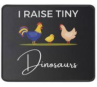 Durable Mouse Pad, I Raise Tiny Dinosaurs Mouse Mat Premium Desk Pad 25X30cm for PC Laptop Studying