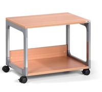 Durable Multi Function Office Trolley 48 - Includes 2 Strong Shelves - Beech