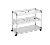 Durable 2 Level Suspension File Trolley | for 200 A4 Folders | Grey