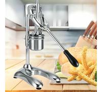 Durable Multifunctional Potato Slicer Fry Cutter Machine for French Fries and Mashed Potatoes, Includes Fry Basket, Vegetable Chopper for Kitchen, Restaurant, Commercial Home Use