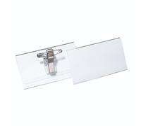 Durable Name Badge Combi Clip PK50