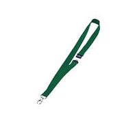 Durable Name Badge Lanyard 20mm Green (Pack of 10) 8137/05