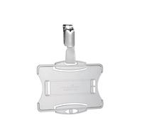 Durable Security Pass Holder with Clip 54x85mm Clear (Pack of 25) 8118/19