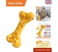 Durable Nylon Cheese Bone Chew Toy for Large Dogs - Cleans Teeth While Chewing