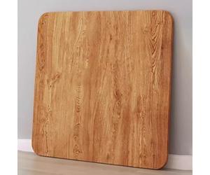 Durable Oak Wood Table Top 31.5"x31.5" Square Replacement Surface for Dining Kitchen Coffee Tables Workstations - Premium One-Piece Countertop (70x70cm)