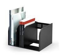 Durable OPTIMO Magazine Book Stand Desk Organiser Book Holder | 2 Pack | Grey