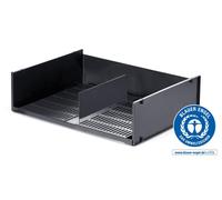 Durable OPTIMO Recycled Plastic Stackable Letter Tray File | A3 & A4 Grey