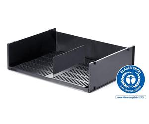 Durable OPTIMO Recycled Plastic Stackable Letter Tray File | A3 & A4 Grey