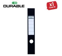 Durable Ordofix Self-Adhesive Spine Labels - Black - Pack of 10 - 60 mm - 1 - 5