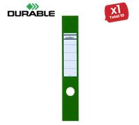 Durable Green Ordofix File Spine Label (10 Pack)