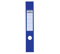 Durable Ordofix Self-Adhesive Spine Labels | Ideal for Lever Arch Files and Folders | Blue | Pack of 10 | 60 mm Width