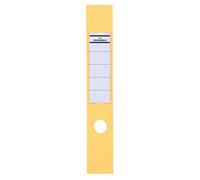 DURABLE Self-Adhesive Spine Labels Ordofix – 60 mm for Lever Arch Files – Yellow Pack of 10