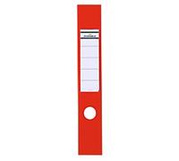 DURABLE Ordofix Spine Label Self-Adhesive Wide 6 x 39 cm Red Pack of 10