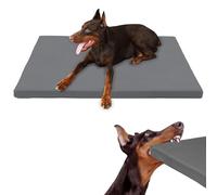 Durable Outdoor Waterproof Dog Bed up to 60 lbs Large Dogs Chew Resistance Dog Crate Mat Washable Cover