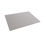 Durable Desk Mat with Transparent Cover - 650 x 500mm - Perfect for Storing Notes & Important Information - Easy to Clean - Grey