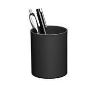 Durable Eco Recycled Plastic Pen Pot Pencil Holder Desk Tidy Organizer, Black