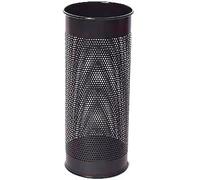 Durable Perforated Metal Umbrella Stand 29 Litre Black Office