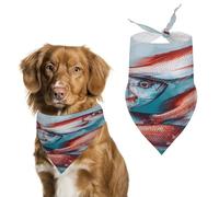 Durable Pet Bandana, Little Red Fish Print Triangle Scarf for Dogs & Cats, Soft, Stylish & Easy to Wash, Ideal for Walks, Photos & More