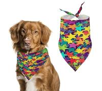 Durable Pet Bandana, Many Stars Print Triangle Scarf for Dogs & Cats, Soft, Stylish & Easy to Wash, Ideal for Walks, Photos & More